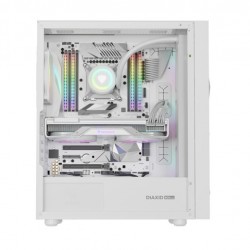 Кутия за компютър Genesis PC Case DIAXID 605 RGB Mini Tower Window, White - Аксесоари, Кутии, Вентилатори