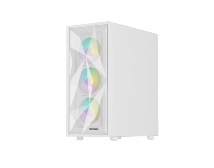 Кутия за компютър Genesis PC Case DIAXID 605 RGB Mini Tower Window, White