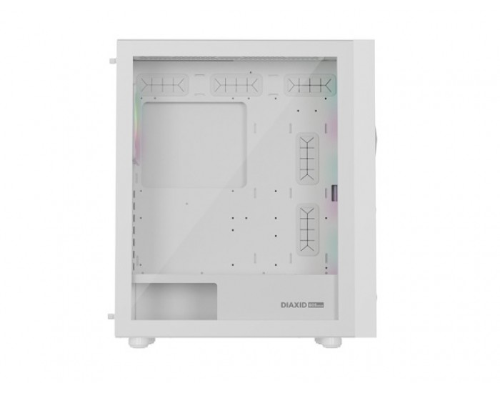 Кутия за компютър Genesis PC Case DIAXID 605 RGB Mini Tower Window, White