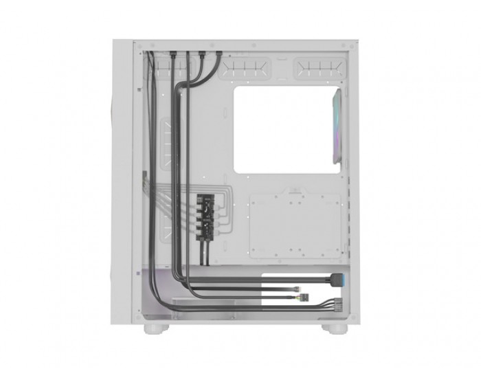 Кутия за компютър Genesis PC Case DIAXID 605 RGB Mini Tower Window, White