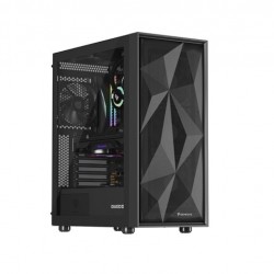 Кутия за компютър Genesis PC Case DIAXID 605F Mini Tower Window, Black - Аксесоари, Кутии, Вентилатори