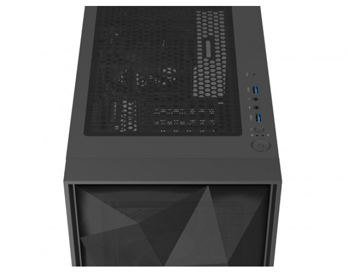 Кутия за компютър Genesis PC Case DIAXID 605F Mini Tower Window, Black