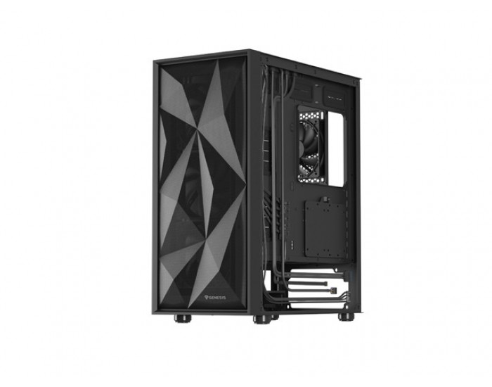 Кутия за компютър Genesis PC Case DIAXID 605F Mini Tower Window, Black