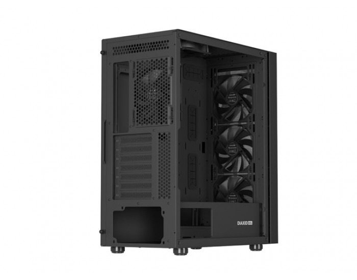 Кутия за компютър Genesis PC Case DIAXID 605F Mini Tower Window, Black