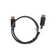 Кабел Lanberg display port M/M cable 1m 4K ,black