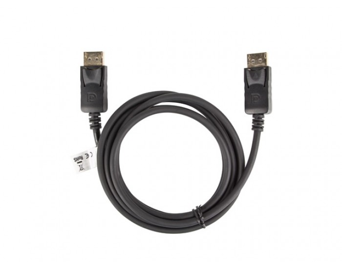 Кабел Lanberg display port M/M cable 1.8m 4K, black