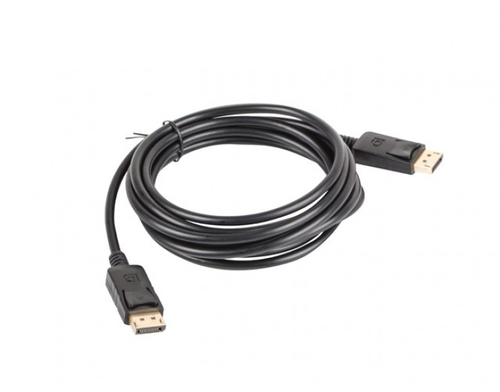 Кабел Lanberg display port M/M cable 3m 4K, black