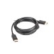 Кабел Lanberg display port M/M cable 3m 4K, black