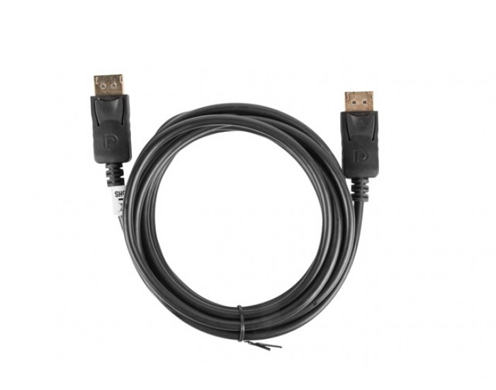 Кабел Lanberg display port M/M cable 3m 4K, black