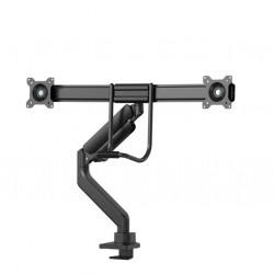 Стойка Neomounts by NewStar Screen Desk Mount 2 screens (topfix clamp & grommet), Black - Офис