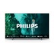 Телевизор Philips 55PUS7409/12, 55" 4K UHD LED, 3840x2160, DVB-T/T2/T2-HD/C/S/S2, 60Hz, Pixel Precise UHD, HDR+, Google TV, Dolby Atmos, VRR, 3*HDMI, 2*USB, 802.11ac, 20W RMS, Black