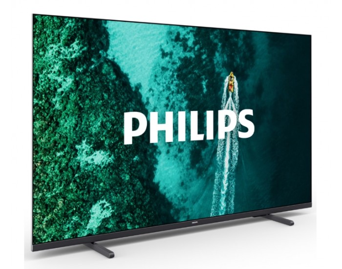 Телевизор Philips 55PUS7409/12, 55" 4K UHD LED, 3840x2160, DVB-T/T2/T2-HD/C/S/S2, 60Hz, Pixel Precise UHD, HDR+, Google TV, Dolby Atmos, VRR, 3*HDMI, 2*USB, 802.11ac, 20W RMS, Black