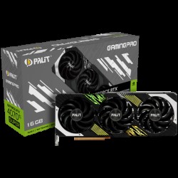 Palit RTX 4070Ti Super GamingPro 16GB GDDR6X, 256 bit, 1x HDMI 2.1a, 3x DP 1.4a, 3 Fan, 1x 16-pin power connector, recommended PSU 750W, NED47TS019T2-1043A - Компютърни Компоненти