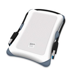 SILICON POWER External HDD Armor A30 2.5inch 1TB USB 3.0 Anti-shock White - Хард дискове, Карти памет, CD и DVD дискове