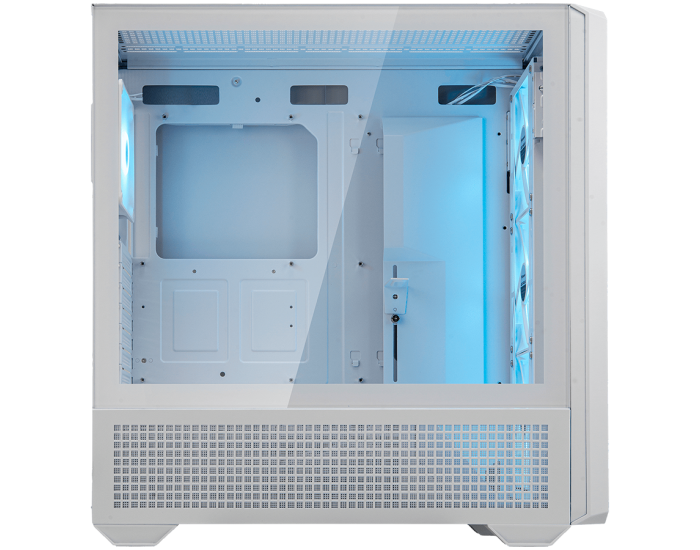 COUGAR Case MX600 RGB White, Full Tower, Mini ITX/Micro ATX / ATX / CEB / E-ATX, Type-C, USB 3.0 x 2, USB 2.0 x 1,4 Pole Headset Audio Jack, RGB Button, 120mm ARGB fan, Tempered glass, 235 x 515 x 478 (mm)