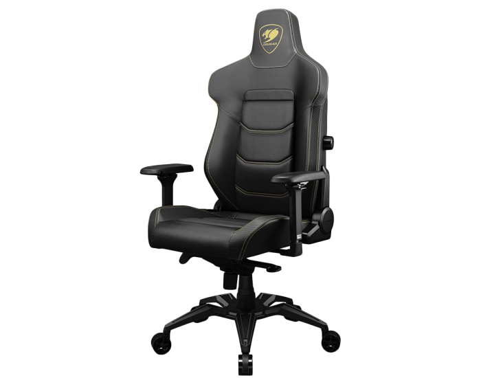 COUGAR Armor EVO Royal, Gaming Chair, Integrated 4-way lumbar support, Magnetic neck pillow memory foam, Breathable PVC leather, Full steel frame for sturdy support, 4D adjustable armrest, 5-star base and extra-size wheels, Support up to 160kg