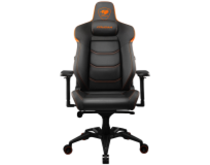 COUGAR Armor EVO, Gaming Chair, Integrated 4-way lumbar support, Magnetic neck pillow memory foam, Breathable PVC leather, Full steel frame for sturdy support, 4D adjustable armrest, 5-star base and extra-size wheels, Support up to 160kg