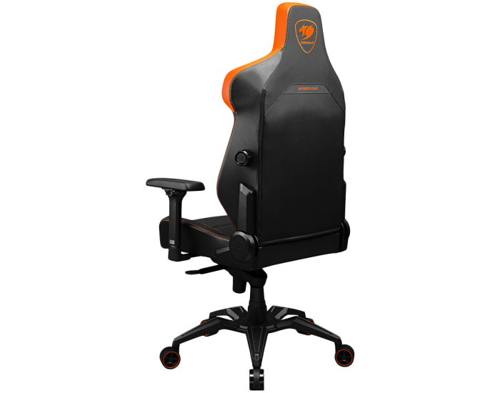 COUGAR Armor EVO, Gaming Chair, Integrated 4-way lumbar support, Magnetic neck pillow memory foam, Breathable PVC leather, Full steel frame for sturdy support, 4D adjustable armrest, 5-star base and extra-size wheels, Support up to 160kg