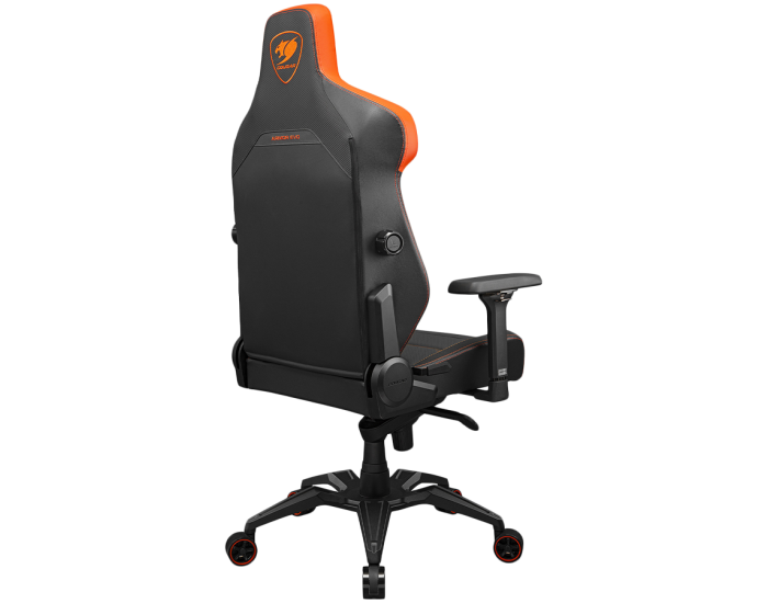 COUGAR Armor EVO, Gaming Chair, Integrated 4-way lumbar support, Magnetic neck pillow memory foam, Breathable PVC leather, Full steel frame for sturdy support, 4D adjustable armrest, 5-star base and extra-size wheels, Support up to 160kg