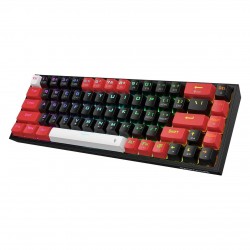 Клавиатура Redragon Castor Pro K631RGB-PRO-BRW_RD с червени суичове - Клавиатури, Мишки и Падове