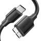 Кабел Ugreen USB Type-C към micro USB Type B 1м US312 20103 - черен