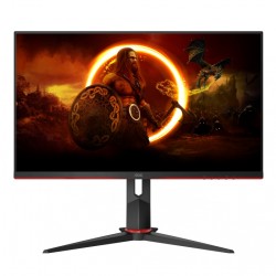 Монитор AOC 27G2ZN3/BK, 27" VA WLED, 1920x1080@280Hz, 1ms GtG, 0.5ms MPRT, 300cd m/2, 3000:1, 80M:1 DCR, Adaptive Sync, FlickerFree, Low Blue Mode, Tilt, Height Adjust, Pivot, Swivel, 2xHDMI, DP - Монитори