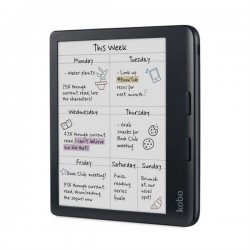 Четец за Е-книги Kobo Libra Colour e-Book Reader, E Ink touchscreen 7 inch, 1680 x 1264, 32 GB, 1 GHz, Greutate 0.215 kg, Wireless Da, Comfort Light PRO, IPX8 - up to 60 mins in 2 metres of water, 15 file formats supported natively, Black - Офис