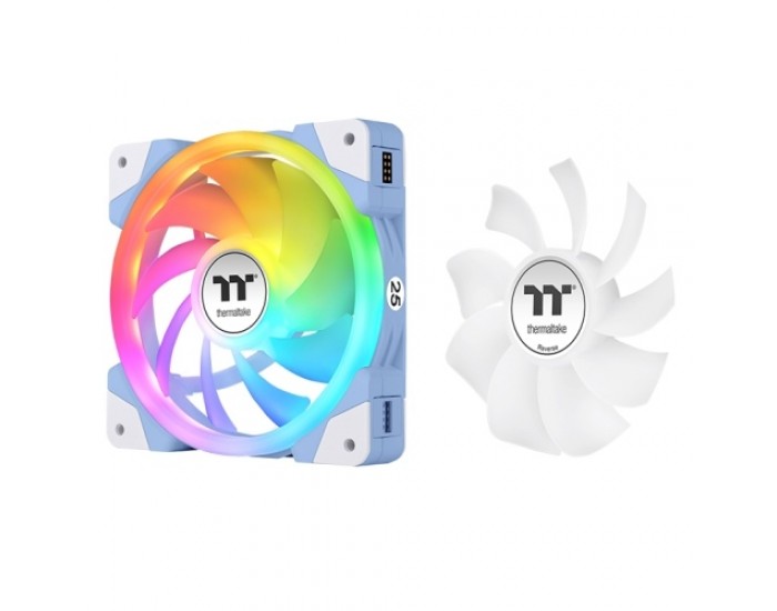 Вентилатор Thermaltake SWAFAN EX12 ARGB PC Cooling Fan TT Premium Edition 3 Fan Pack Hydrangea Blue ( 25th Anniversary Edition )