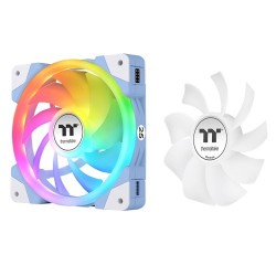 Вентилатор Thermaltake SWAFAN EX14 ARGB PC Cooling Fan TT Premium Edition 3 Fan Pack Hydrangea Blue ( 25th Anniversary Edition ) - THERMALTAKE