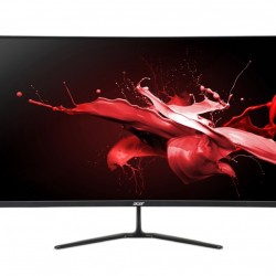 Монитор Acer Nitro ED320QRS3biipx, 31.5" Curved 1500R VA, Anti-Glare, ZeroFrame, FreeSync, 1ms(VRB), 3000:1, 250nits, 1920x1080 FHD, 180Hz, 2xHDMI, DP, Audio out, BluelightShield, Tilt, Black - Офис