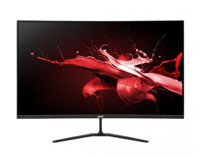 Монитор Acer Nitro ED320QRS3biipx, 31.5" Curved 1500R VA, Anti-Glare, ZeroFrame, FreeSync, 1ms(VRB), 3000:1, 250nits, 1920x1080 FHD, 180Hz, 2xHDMI, DP, Audio out, BluelightShield, Tilt, Black