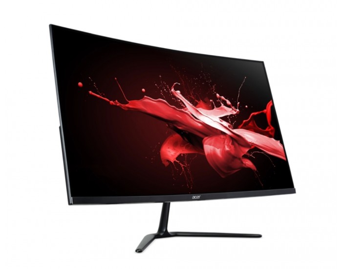 Монитор Acer Nitro ED320QRS3biipx, 31.5" Curved 1500R VA, Anti-Glare, ZeroFrame, FreeSync, 1ms(VRB), 3000:1, 250nits, 1920x1080 FHD, 180Hz, 2xHDMI, DP, Audio out, BluelightShield, Tilt, Black