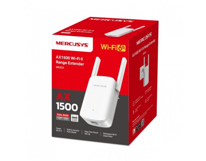 Удължител на обхват Mercusys ME60X AC1500