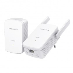 Гигабитен Powerline Адаптер WiFi Kit Mercusys MP510 KIT AV1000 - Рутери и Суичове