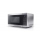 Микровълнова печка Sharp YC-MG02E-S, Fully Digital, Built-in microwave grill, Grill Power: 1000W, Cavity Material -steel, 20l, 800 W, LED Display Blue, Timer & Clock function, Child lock, Silver/Black door, Defrost, Cabinet Colour: Silver