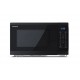 Микровълнова печка Sharp YC-MG252AE-B, Fully Digital, Built-in microwave grill, Grill Power: 1000W, steel/painted grey, 25l, 900 W, Housing Material Microwave-Steel, LED Display Blue, Timer & Clock function, Child lock, Defrost, Cabinet Colour: Black