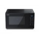 Микровълнова печка Sharp YC-MG252AE-B, Fully Digital, Built-in microwave grill, Grill Power: 1000W, steel/painted grey, 25l, 900 W, Housing Material Microwave-Steel, LED Display Blue, Timer & Clock function, Child lock, Defrost, Cabinet Colour: Black