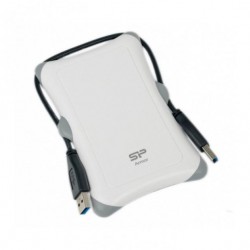 SILICON POWER External HDD Armor A30 2.5inch 2TB USB 3.0 Anti-shock White - Хард дискове, Карти памет, CD и DVD дискове