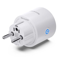 Аксесоар Sharp SGPH01EW4P - WiFi Smart Plug - 4 pack, 802.11 b/g/n (2.4GHz), Child Protection, Google Assistant, Alexa, White - Разклонители, Зарядни и Кабели