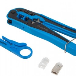 Инструмент Lanberg crimping toolkit with RJ45 connectors RJ45 shielded and unshielded - Lanberg