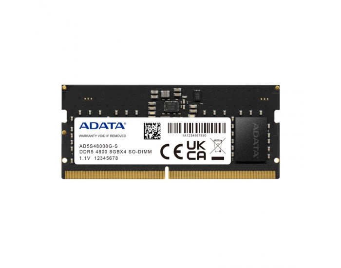 Памет Adata 8GB Notebook Memory - DDR5 SO-DIMM 4800 MHz , 1.1V