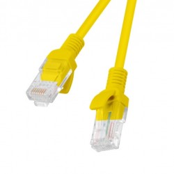 Кабел Lanberg patch cord CAT.6 5m, yellow - Lanberg