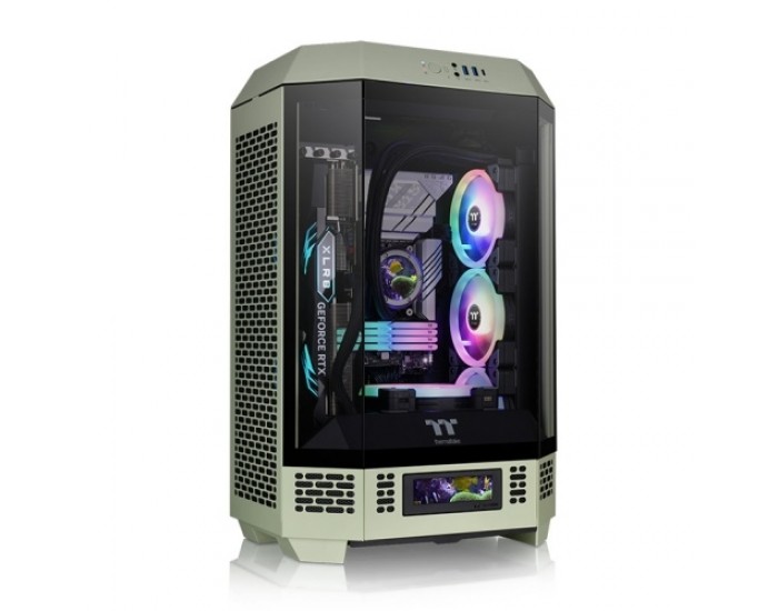 Кутия за компютър Thermaltake Tower 300 Matcha Green