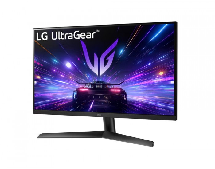 Монитор LG 27GS60F-B, UltraGear 27" IPS, AG, 1ms (GtG), 180Hz, 1000:1, HDR10, sRGB 99%, 300cd/m2, Full HD 1920x1080, NVIDIA G-SYNC, AMD FreeSync, HDMI, DisplayPort, Headphone Out, Reader mode, Black Stabilizer, Tilt, Black