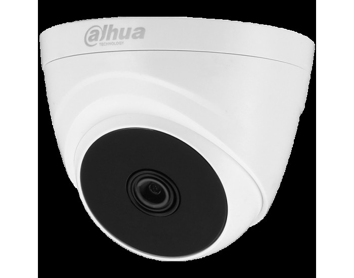 Dahua HDCVI camera 2MP, Eyeball, Day&Night, 1/2.7" CMOS, 1920×1080 Effective Pixels, 30fps@1080P, Focal Length 2.8mm, View angle 103°, IR distance up to 20m, 0.04Lux/F1.85, 0Lux IR on, indoor installation, 12V DC, max 2.3W