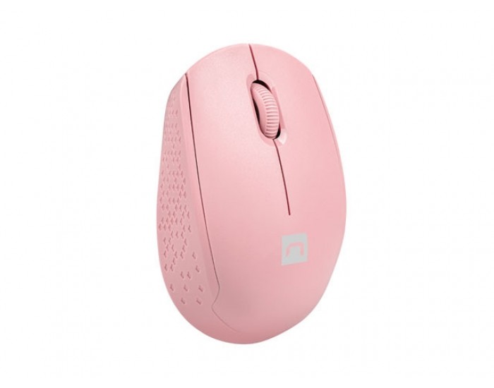 Мишка Natec Mouse Stork Wireless 1600DPI Optical, Pink