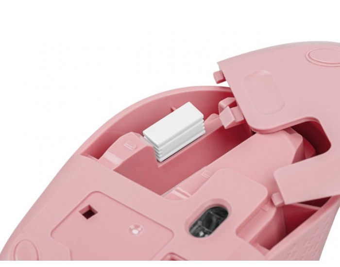 Мишка Natec Mouse Stork Wireless 1600DPI Optical, Pink