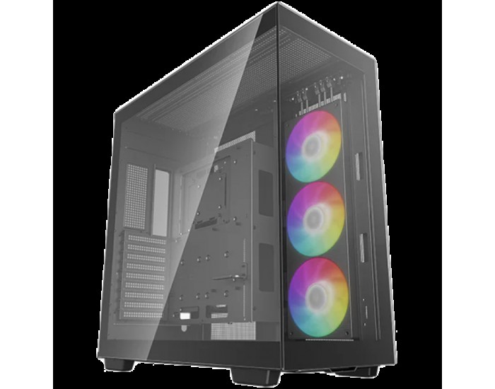 DeepCool CH780, Mid Tower, Mini-ITX/Micro-ATX/ATX/E-ATX, 4xUSB3.0, 1xAudio, 1x Type C Gen 2, 1x420mm Pre-Installed ARGB Fan, Tempered Glass, Mesh Panel, Black, R-CH780-BKADE41-G-1