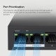 10-портов комутатор Mercusys MS110P със 8 PoE+ порта