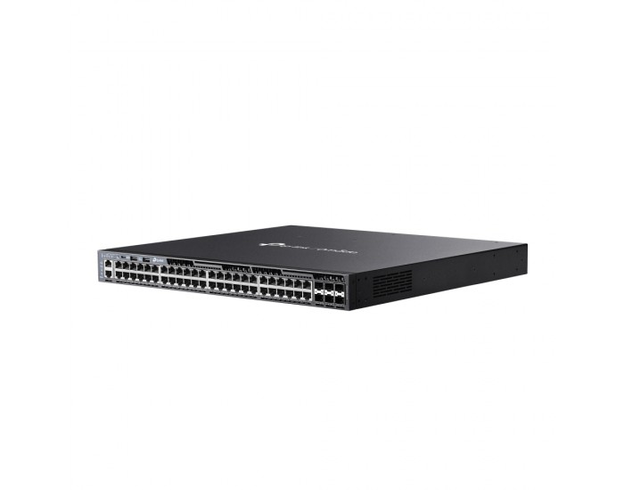 48-портов Gigabit Stackable L3 управляем комутатор с 6 10G слота TP-Link Omada SG6654XHP